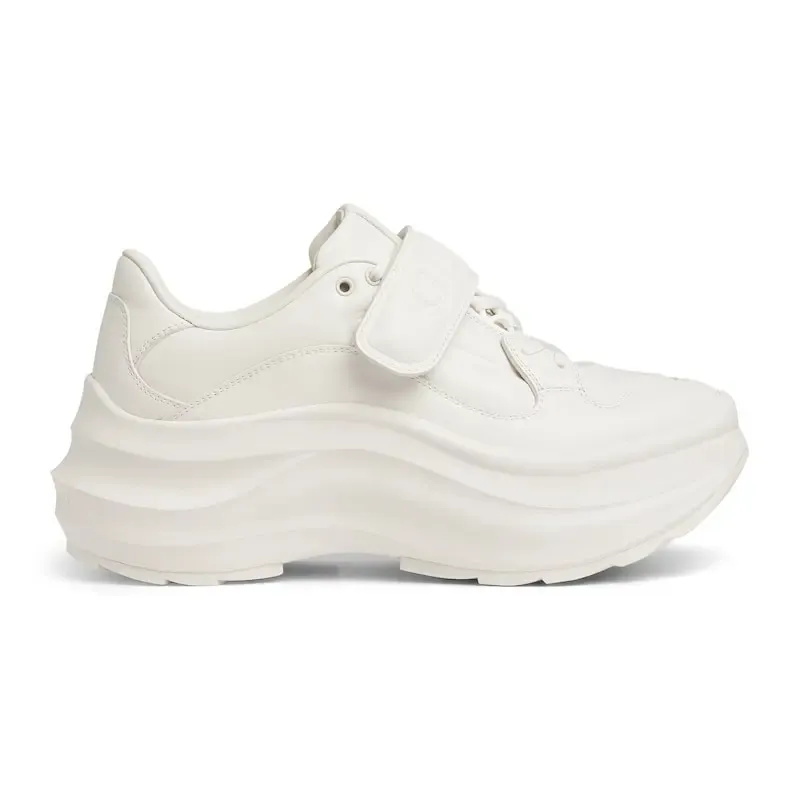 Gucci Ladies' wedge sports shoes white Sneakers