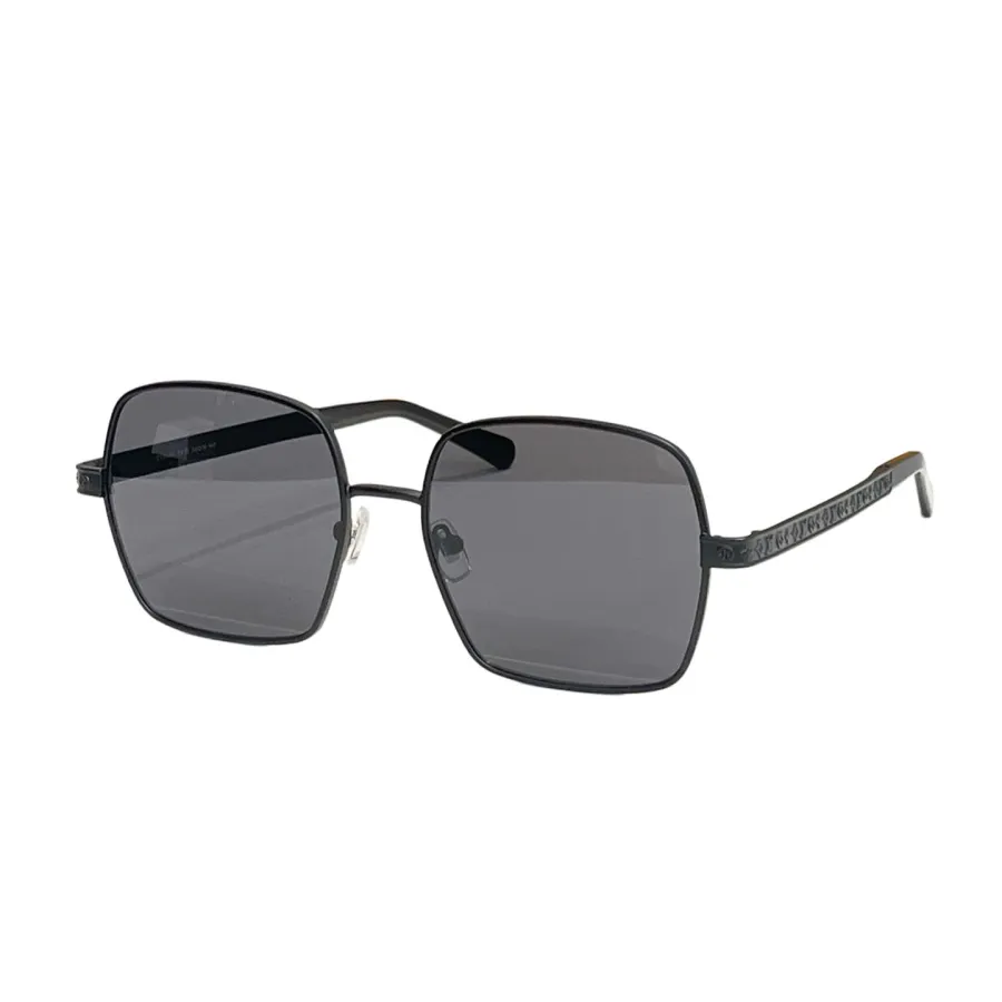 Louis Vuitton square frame glasses brown/grey silver/black/black gold/purple monogram/brown monogram color Size 56口19-145