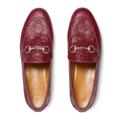 Gucci red loafers