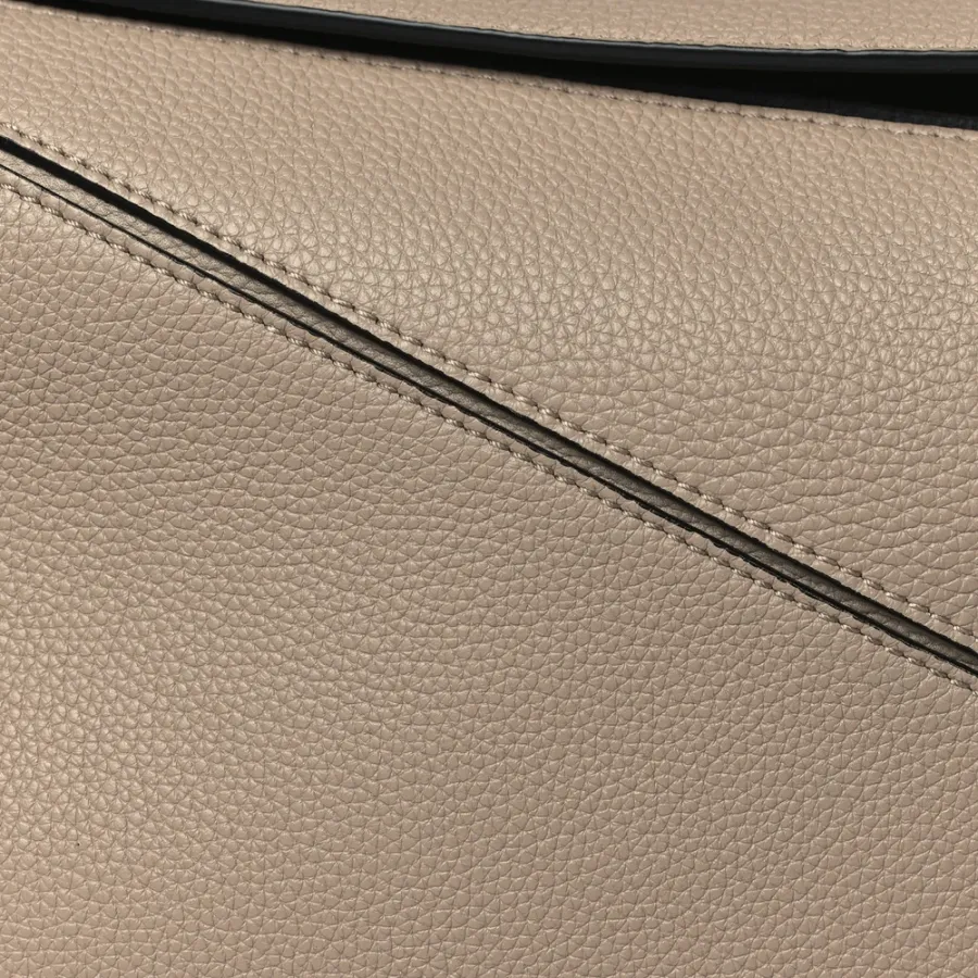 Loewe Puzzle Bag Medium Sand Calfskin Leather