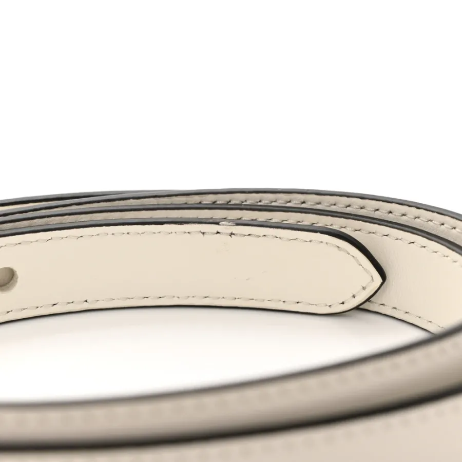 Prada Medium Arque Shoulder Bag White Soft Calfskin Leather Gold Hardware