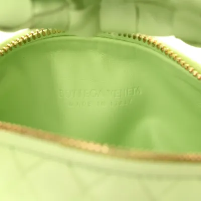 Bottega Veneta Mini Intrecciato Jodie Fennel Nappa Leather