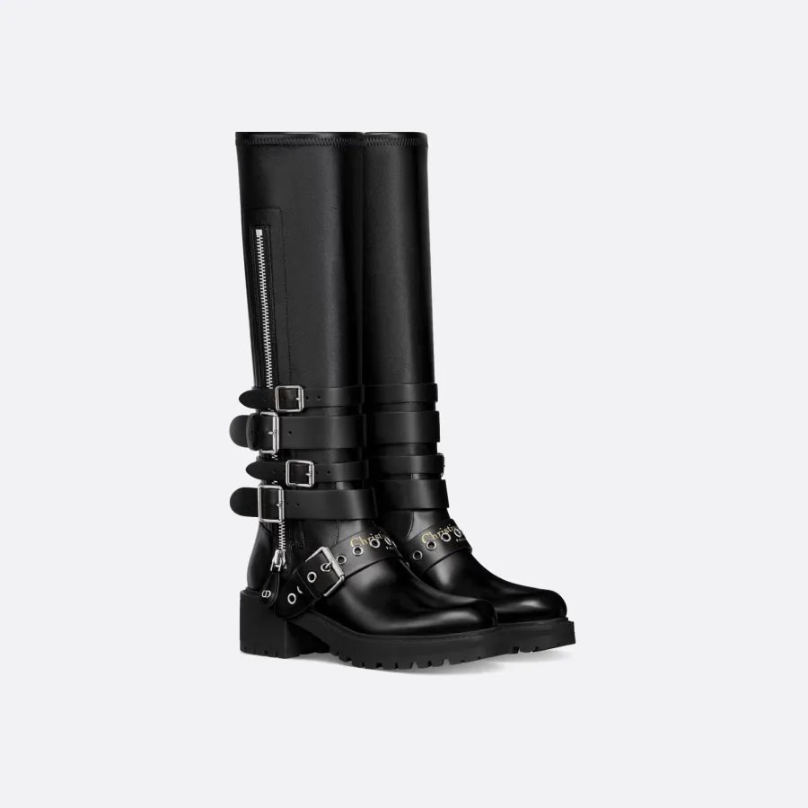 Dior black long boots