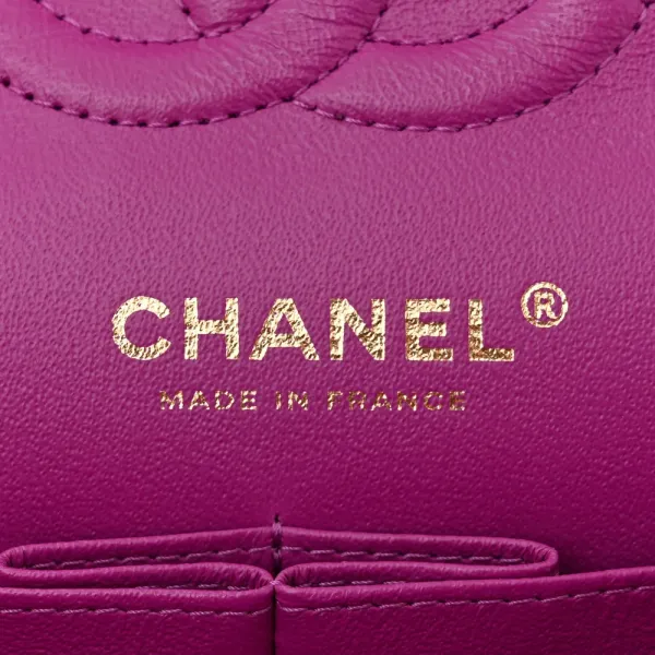 Chanel Double Flap Bag | Luxury Purple Handbag - Image 2