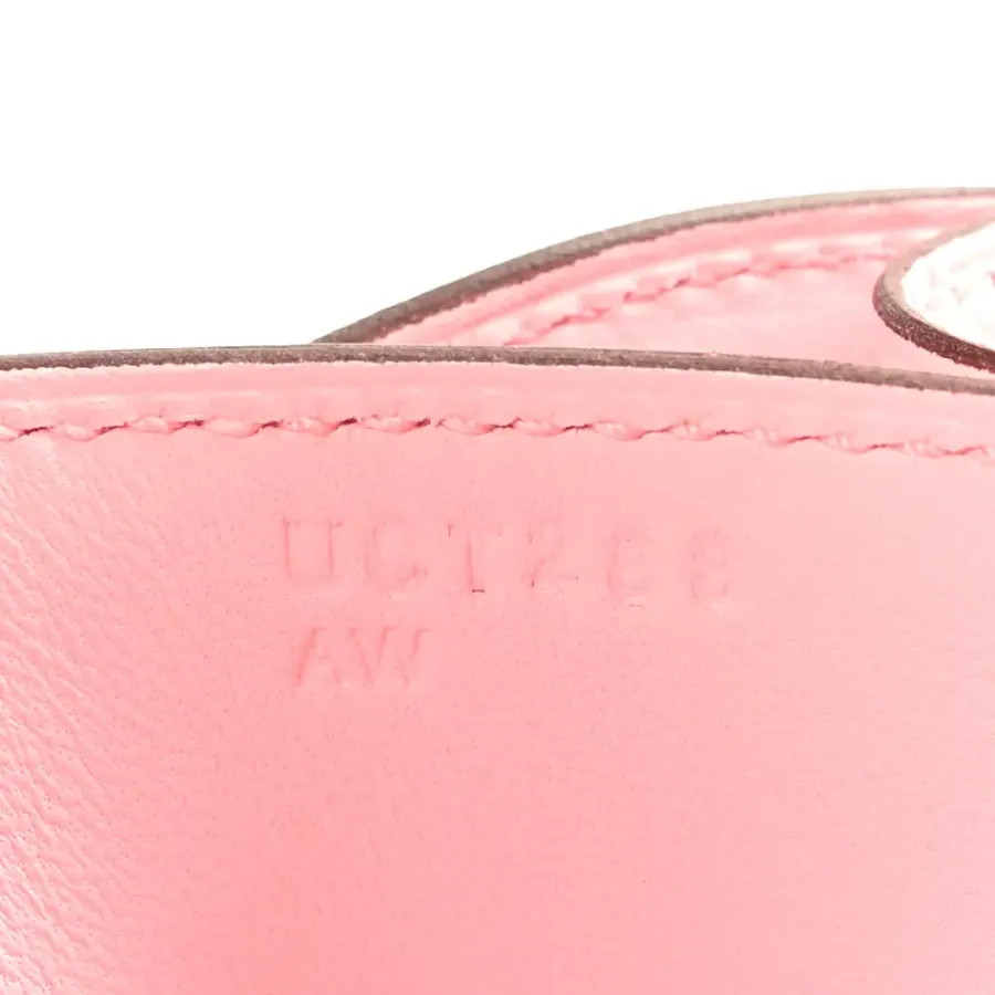 Hermès Constance 18 Rose Sakura Chèvre Mysore Leather Silver Hardware
