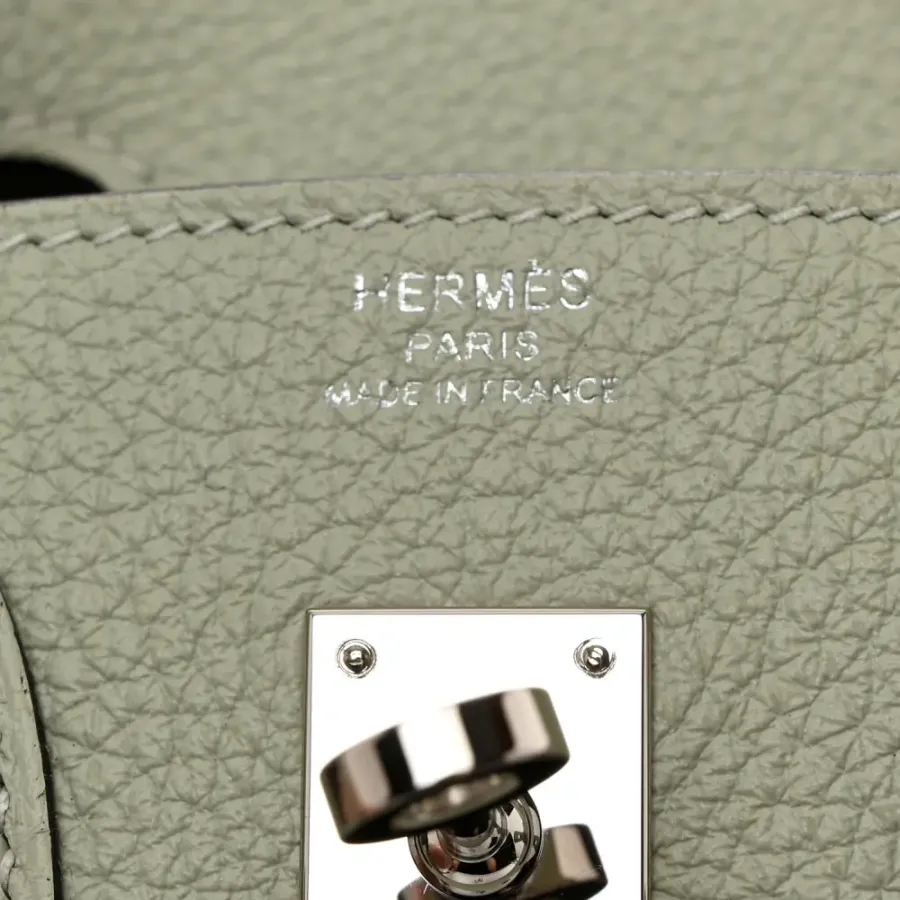 Hermès Birkin 25 Gris Neve Togo Leather Palladium Hardware