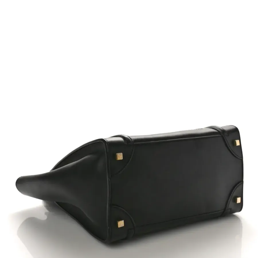 Celine Mini Luggage Bag Black Smooth Calfskin Leather