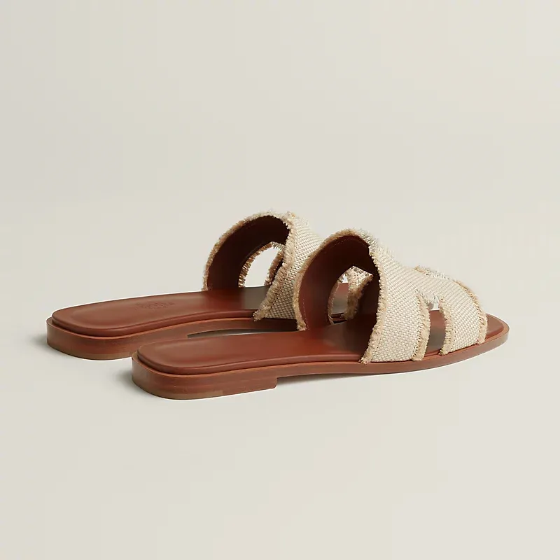 HERMES Oran Beige color Slippers