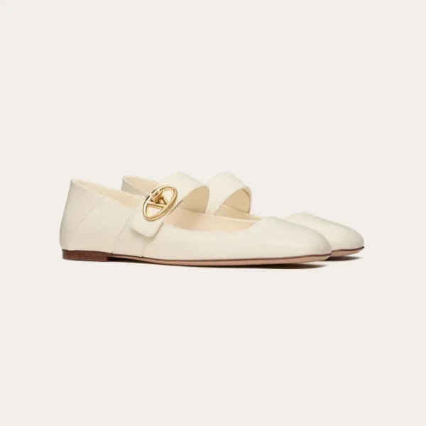 VALENTINO  Patent leather Mary Jane ballet shoes - Image 2