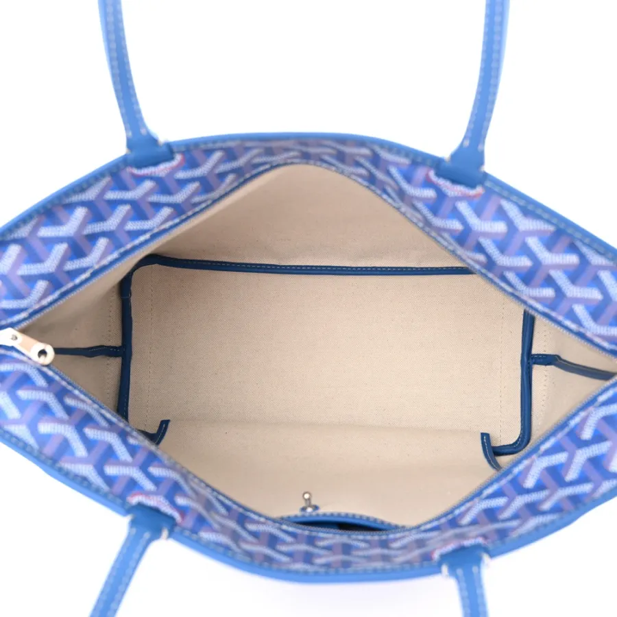 Goyard Artois Tote PM Sky Blue Goyardine Canvas