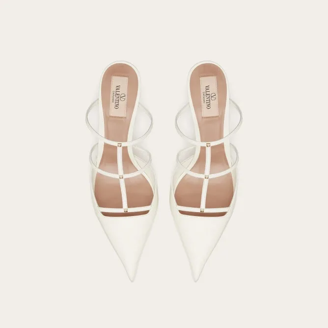 VALENTINO Calf leather heels (6cm high heel)