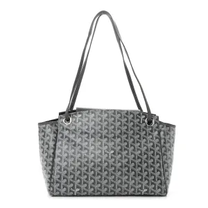 Goyard Rouette Tote PM Grey Goyardine Canvas