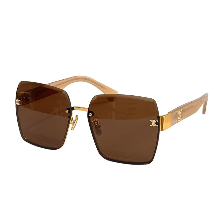 Celine square frame glasses white/green/leopard/black/purple/khaki color Size 62口18-140