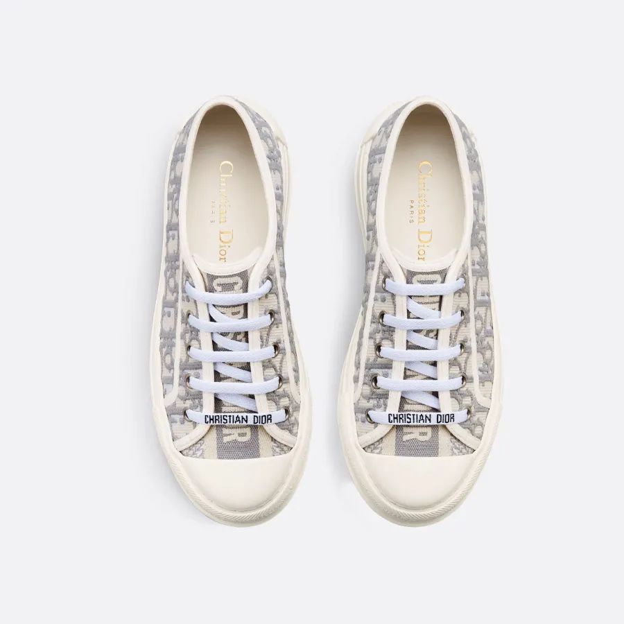 Dior thick sole grey print sneakers