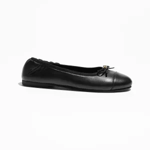 Chanel Flat shoes black Ballet  Shoes