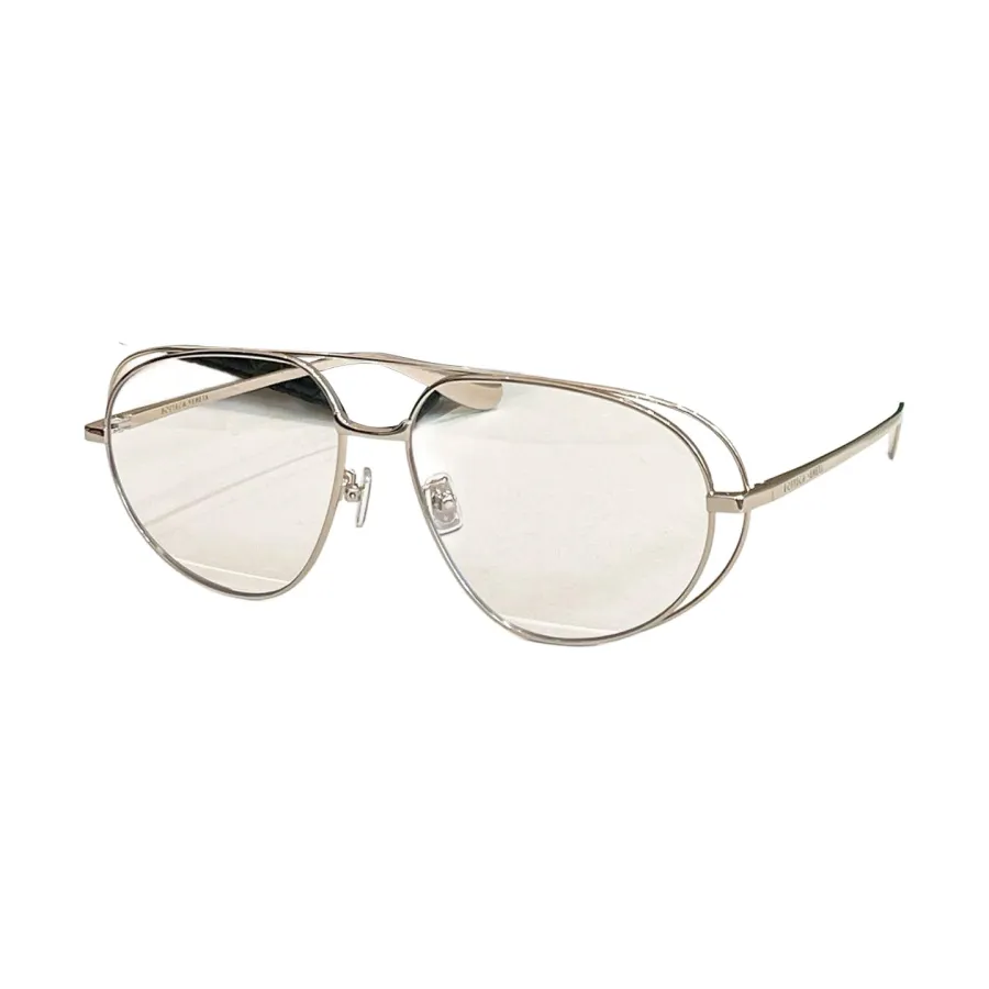 Bottega Veneta Pilot glasses black/silver/gold color Size 61口15-140