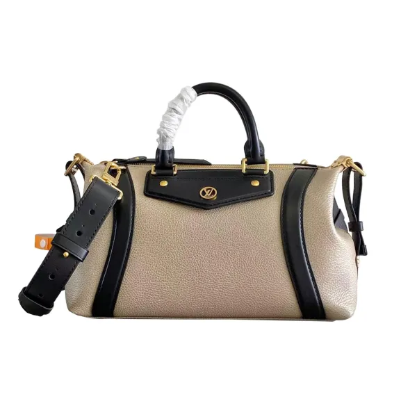 Louis Vuitton Biker PM Grey Lambskin Leather Gold Hardware