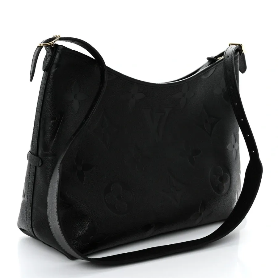 Louis Vuitton CarryAll MM Black Giant Monogram Empreinte Leather