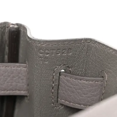 Hermès Kelly Retourne 28 Etain Togo Leather Palladium Hardware