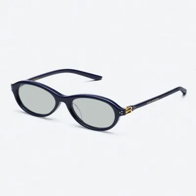 Saint Laurent oval glasses red/black/blue color Size 54口18-145