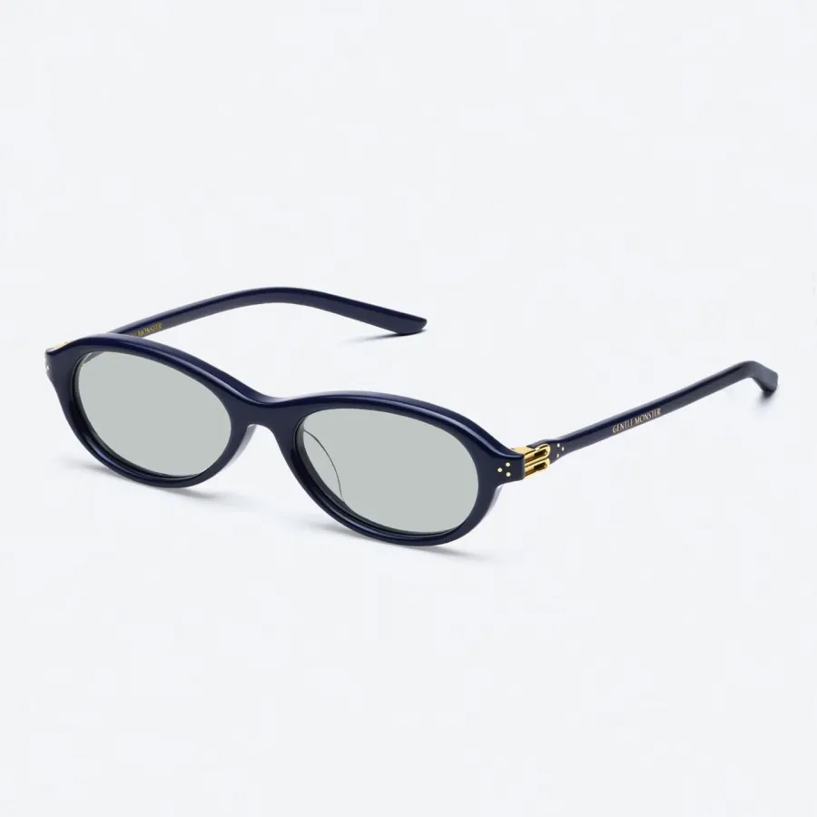 Saint Laurent oval glasses red/black/blue color Size 54口18-145