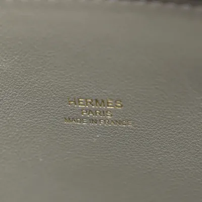 Hermès 1923 Bolide 25 Gris Meyer Evercolor Leather Gold Palladium Hardware