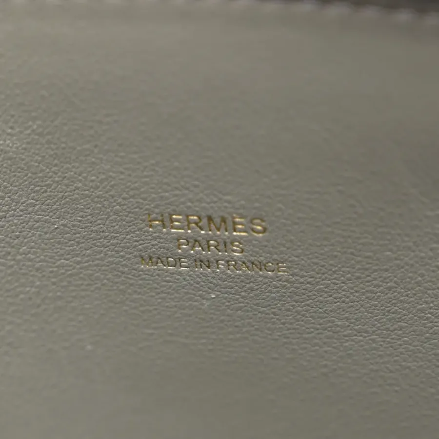 Hermès 1923 Bolide 25 Gris Meyer Evercolor Leather Gold Palladium Hardware