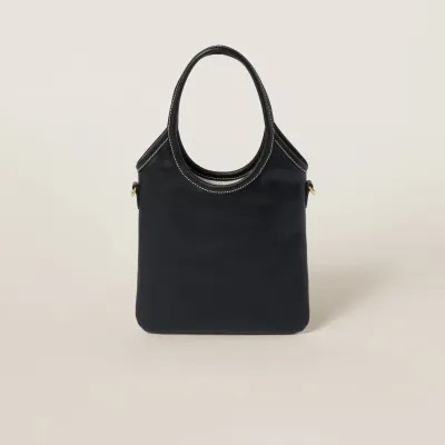 Miu Miu Calfskin Leather Black Top-Handle Bags