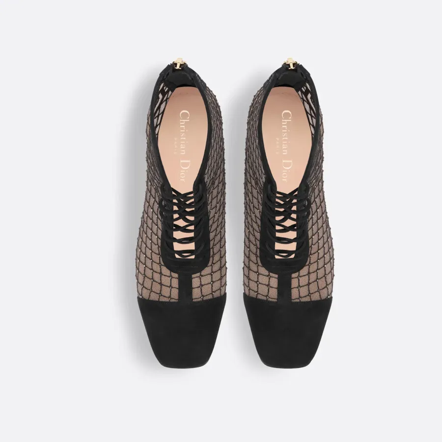 Dior ankle black boots with high heels