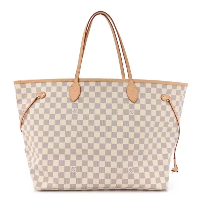 Louis Vuitton Neo Neverfull GM Damier Azur Canvas Beige Interior