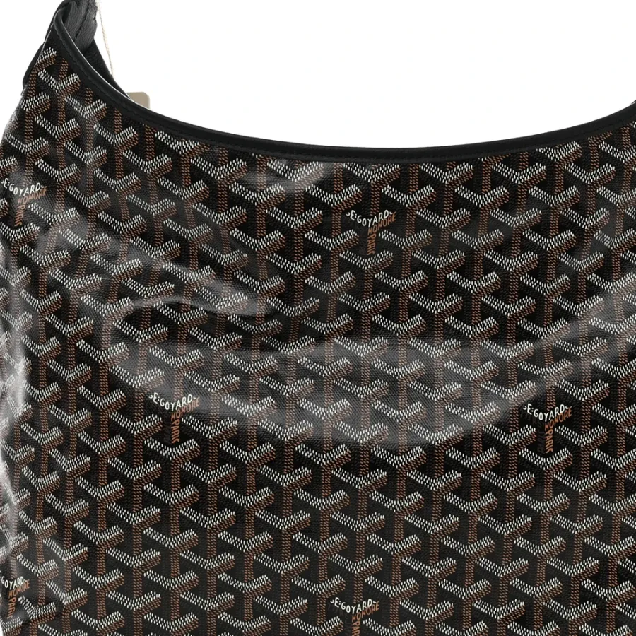 Goyard Boheme Hobo PM Black Goyardine Canvas