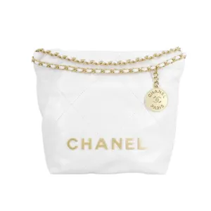 Chanel 22bags White Shoulder Bags