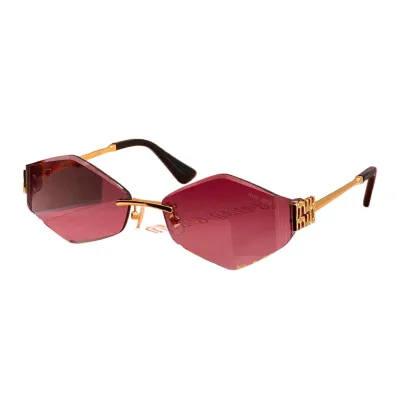Miu Miu glasses red/purple/pink/brown/purple orange color Size 61口17-128