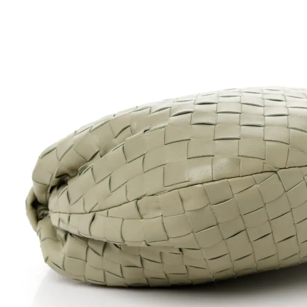 Bottega Veneta Maxi Teen Intrecciato Jodie Hobo Travertine Nappa Leather - Image 4