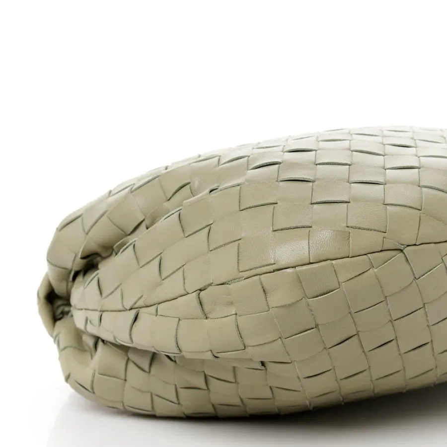 Bottega Veneta Maxi Teen Intrecciato Jodie Hobo Travertine Nappa Leather