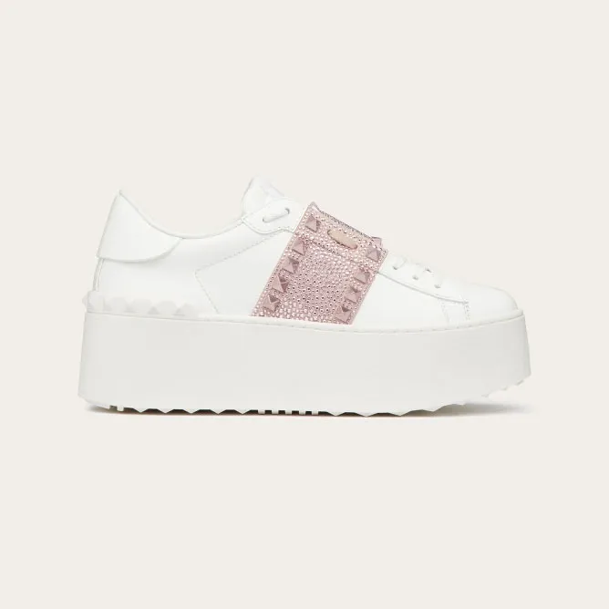 VALENTINO Women's calfskin platform shoes  sneakers