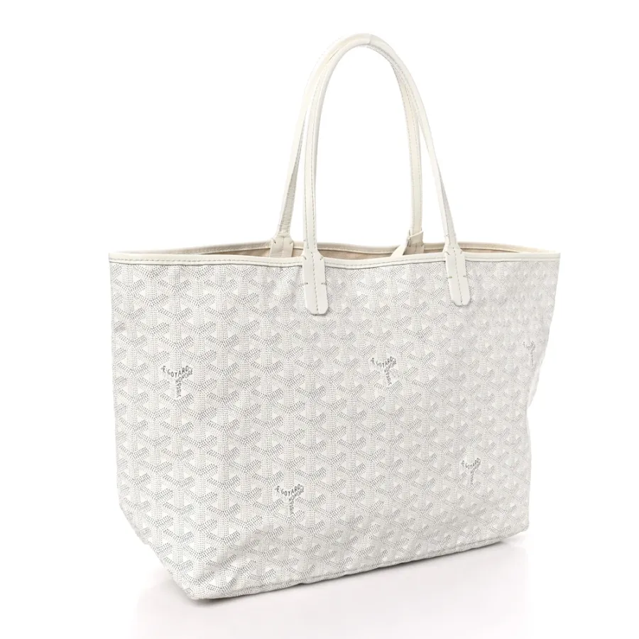 Goyard Saint Louis PM White Goyardine Canvas