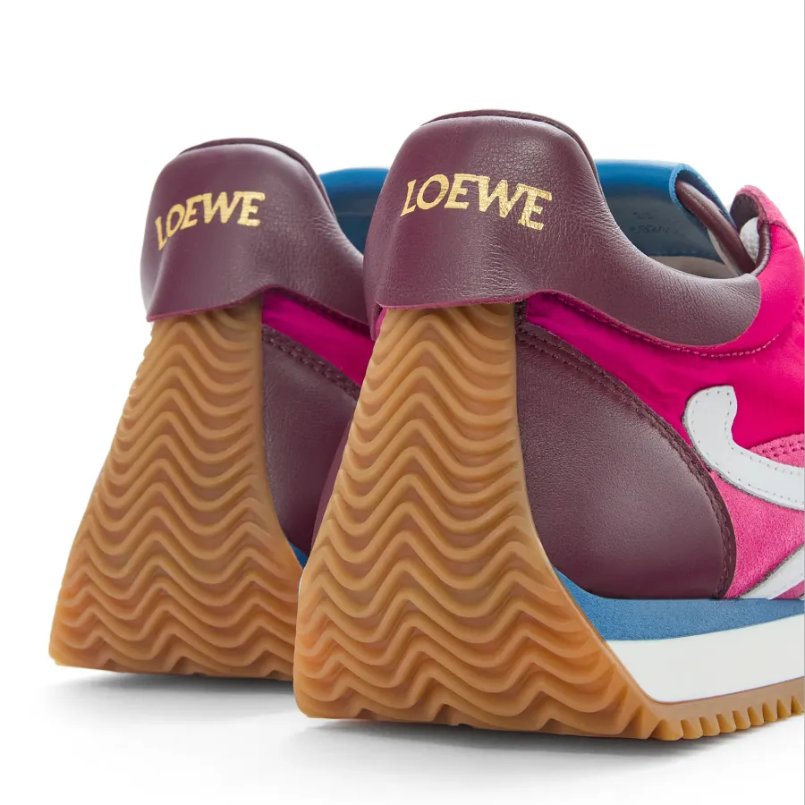 LOEWE Nylon and suede Smooth Women's sneakers 2.0