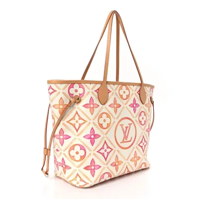 Louis Vuitton By The Pool 2.0 Neverfull MM Coral Giant Monogram Canvas