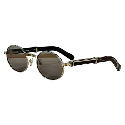 Cartier Oval glasses black/grey silver/black gold/brown gold/blue/black camouflage/green color Size 55-22-145