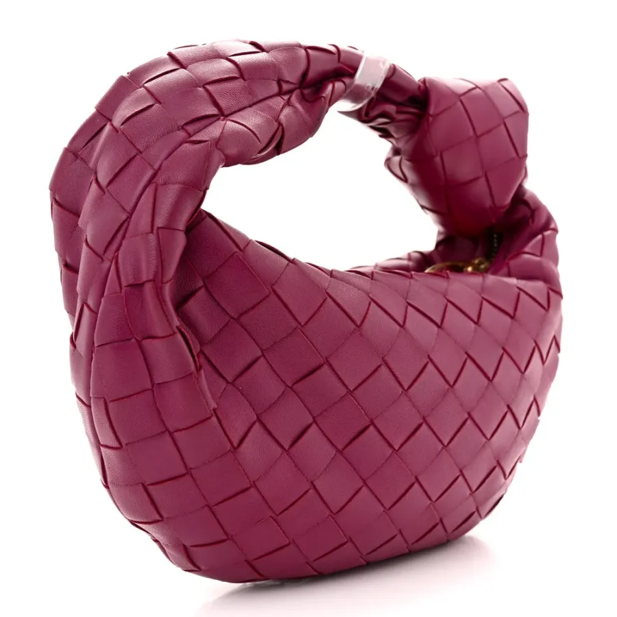 Bottega Veneta Mini Intrecciato Jodie Cinnabar Nappa Leather