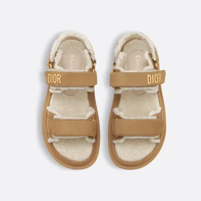 Dior brown add pile Sandal