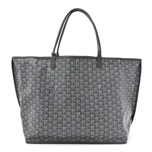 Goyard Reversible Anjou Tote GM Grey Goyardine Canvas
