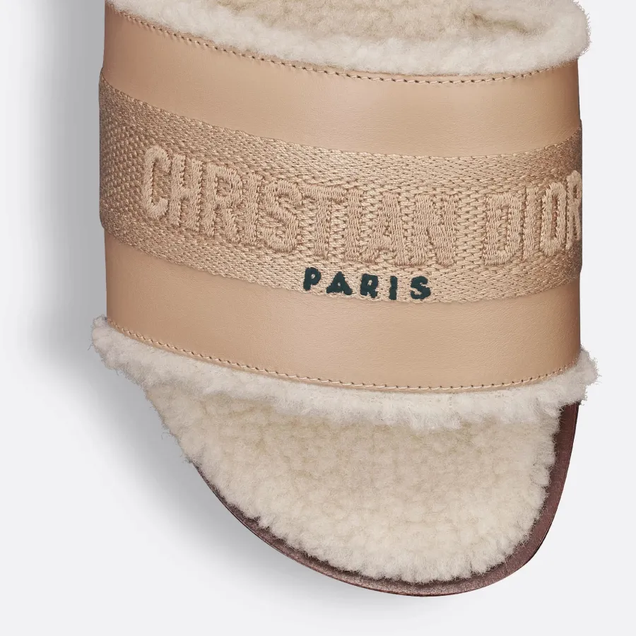 Dior flat bottom add pile slippers