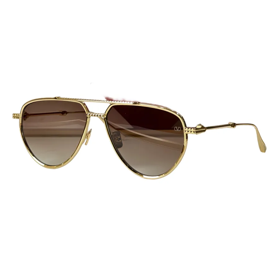 Valentino Piolt glasses green gold/red/black gold/purple gold/brown gold color Size 59-15-145