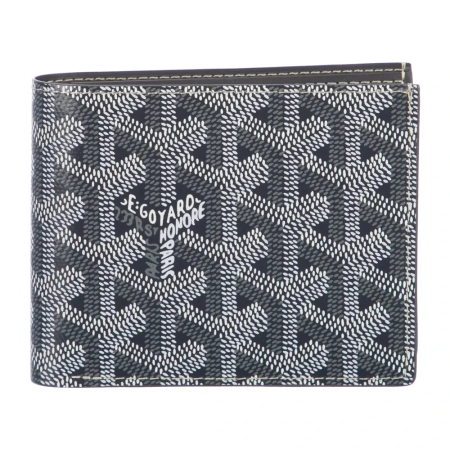 Goyard Small Wallet Grey Goyardine Printed Canvas