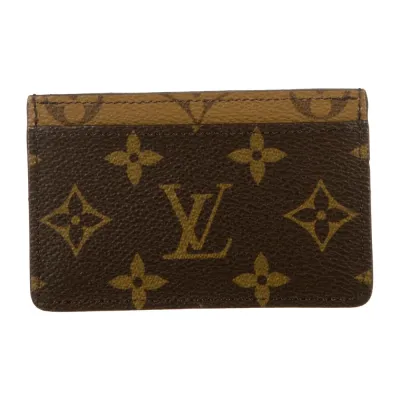 Louis Vuitton Small Multicartes Card Holder Monogram Reverse Coated Canvas