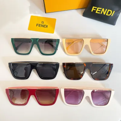 Fendi glasses red/ivory/green/beige/leopard/black color Size 56口17-145