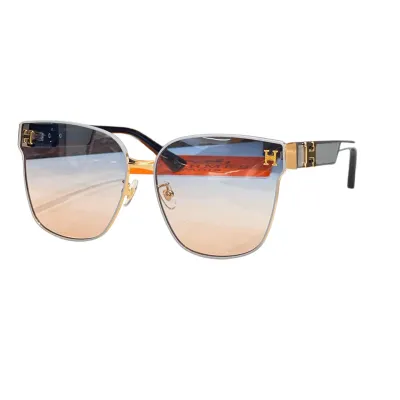 Hermès Butterfly glasses orange/green/eggplant/pink/brown/blue orange color Size 62口14-147