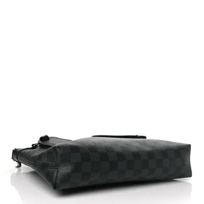 Louis Vuitton Mick PM Damier Graphite Canvas Silver Hardware